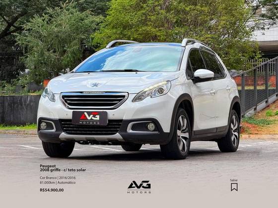 PEUGEOT 2008 1.6 16V FLEX GRIFFE 4P AUTOMÁTICO